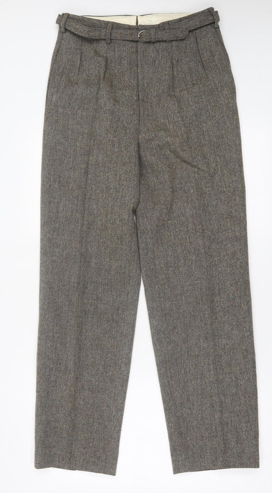 Womens UK Size 30 in Preworn Regular Fit  Brown Trousers