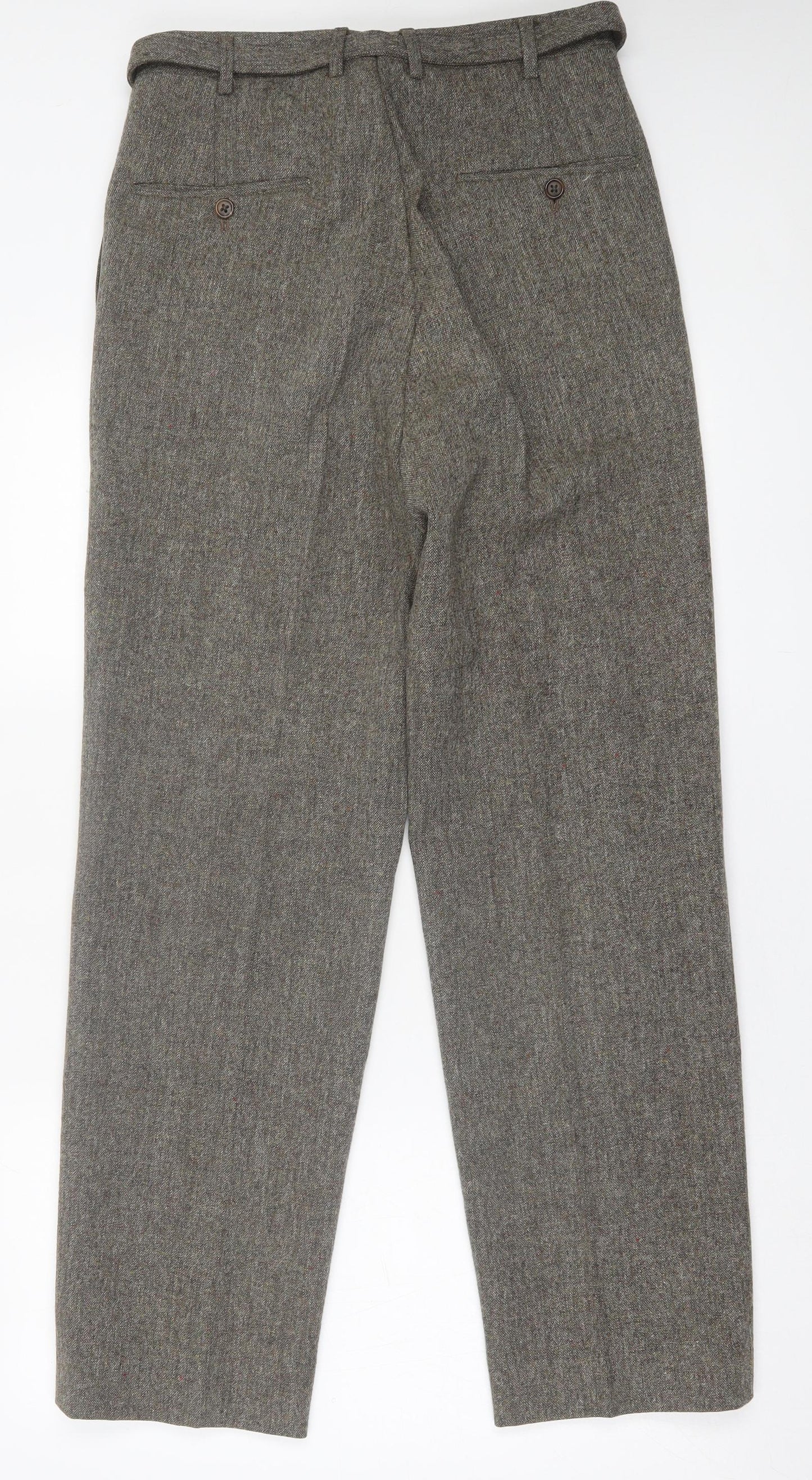 Womens UK Size 30 in Preworn Regular Fit  Brown Trousers