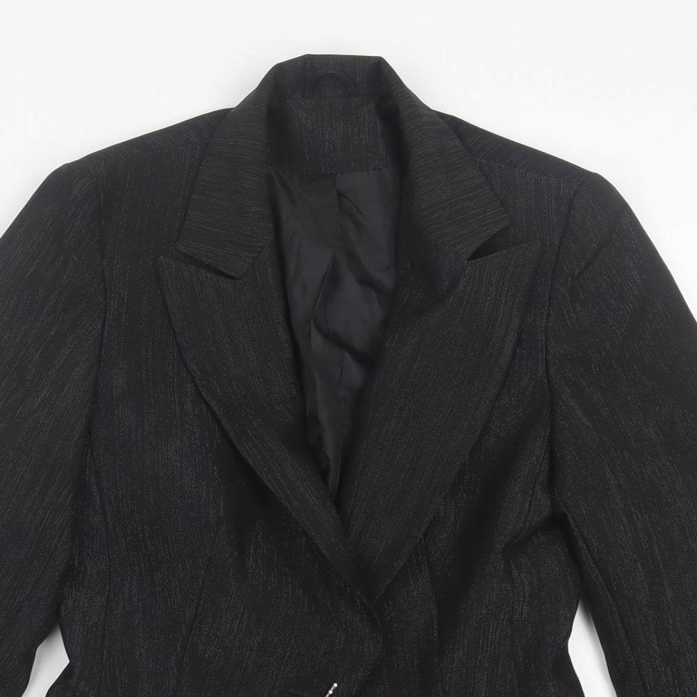 Womens UK Size 8 bay Black Jacket