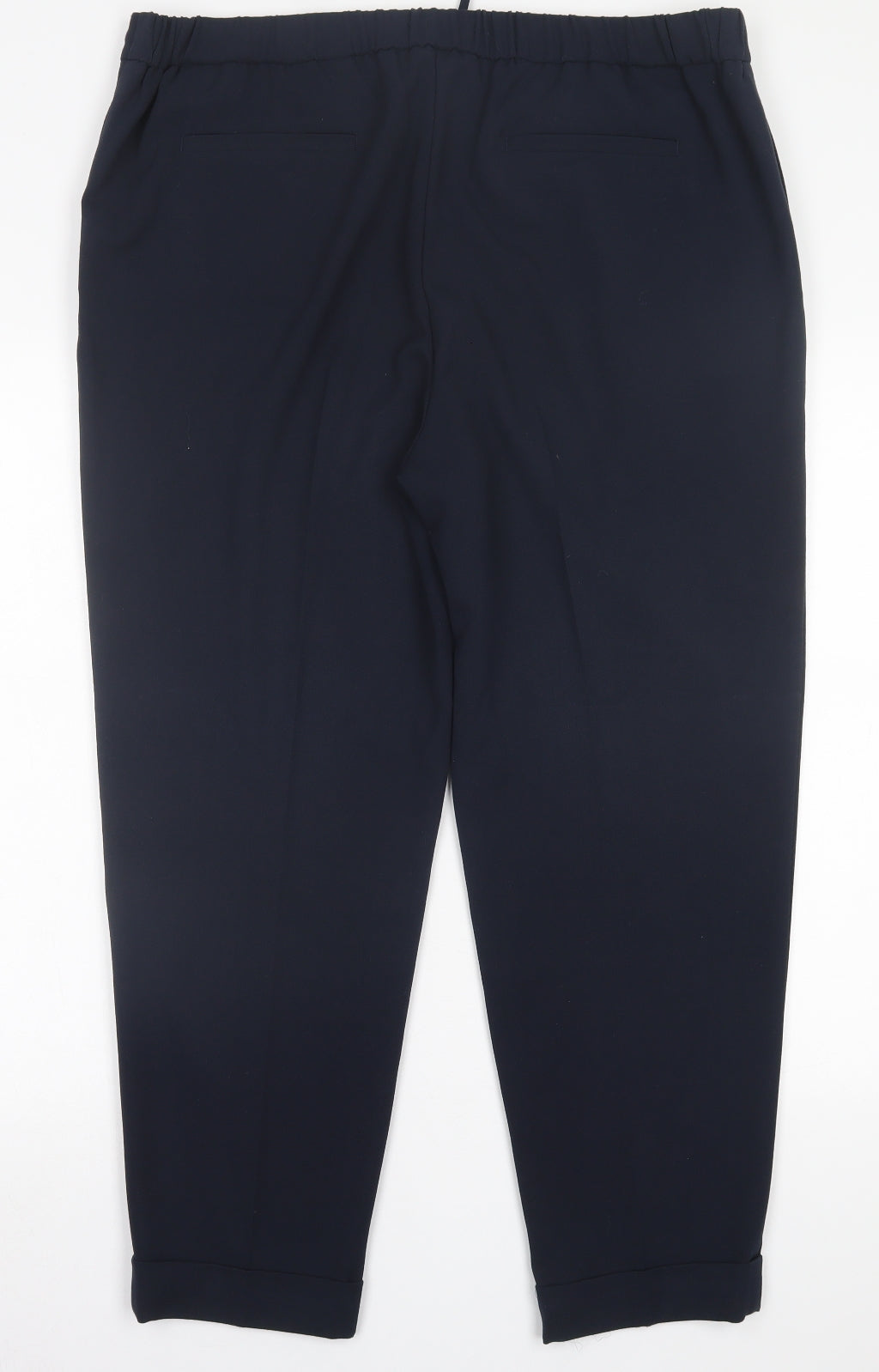Womens UK Size 18 Marks and Spencer Regular Fit  Blue Trousers