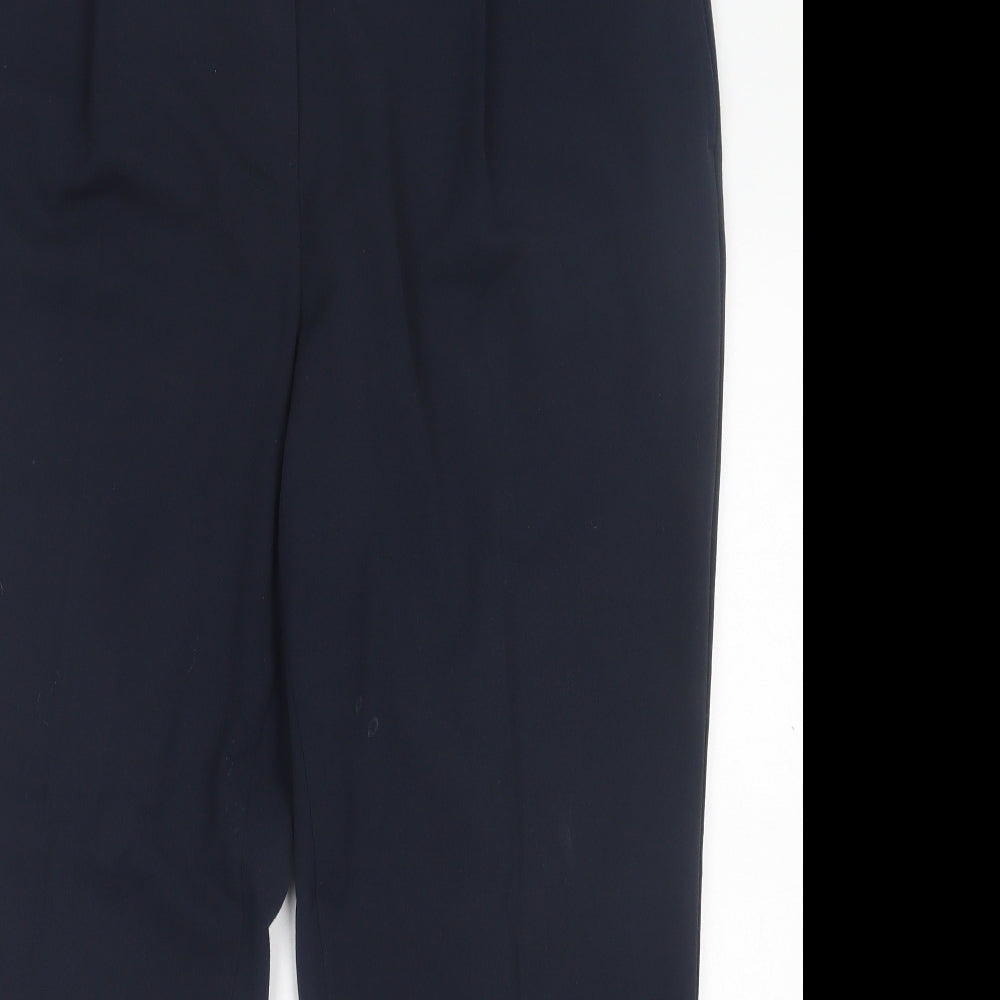 Womens UK Size 18 Marks and Spencer Regular Fit  Blue Trousers