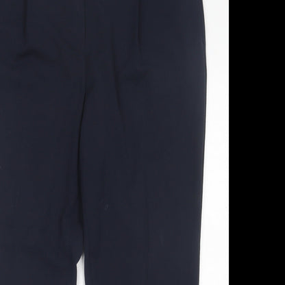 Womens UK Size 18 Marks and Spencer Regular Fit  Blue Trousers