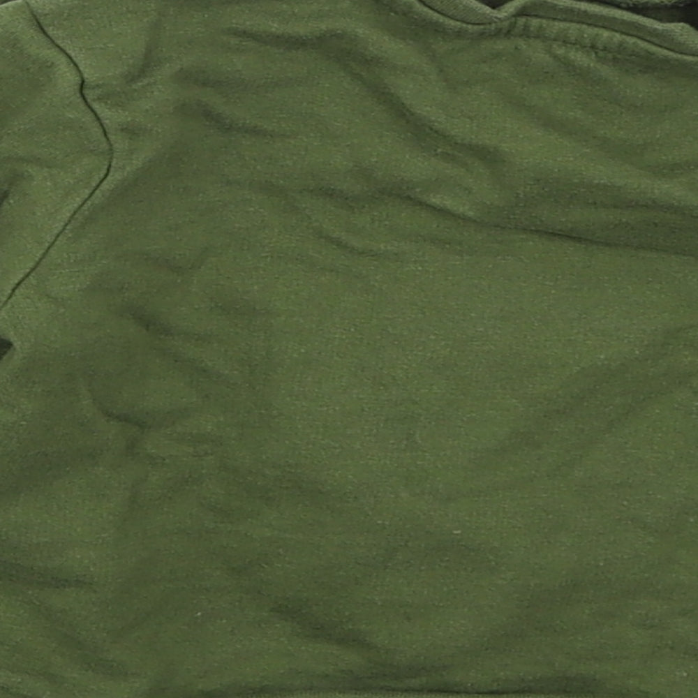Pep&co Boys Green  Cotton Basic T-Shirt Size 12-18 Months Crew Neck Pullover - Roarsome