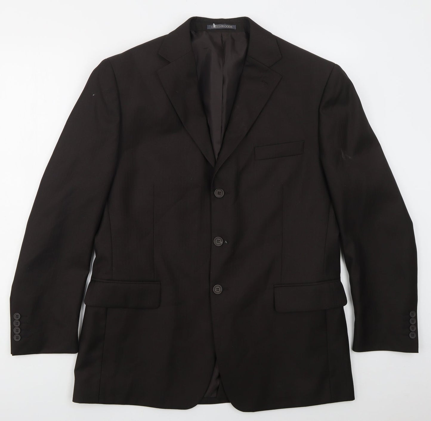 Mens UK Size 42 Greenwoods Regular Brown Suit Jacket