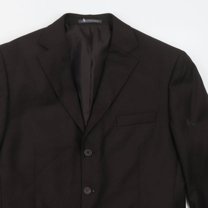 Mens UK Size 42 Greenwoods Regular Brown Suit Jacket