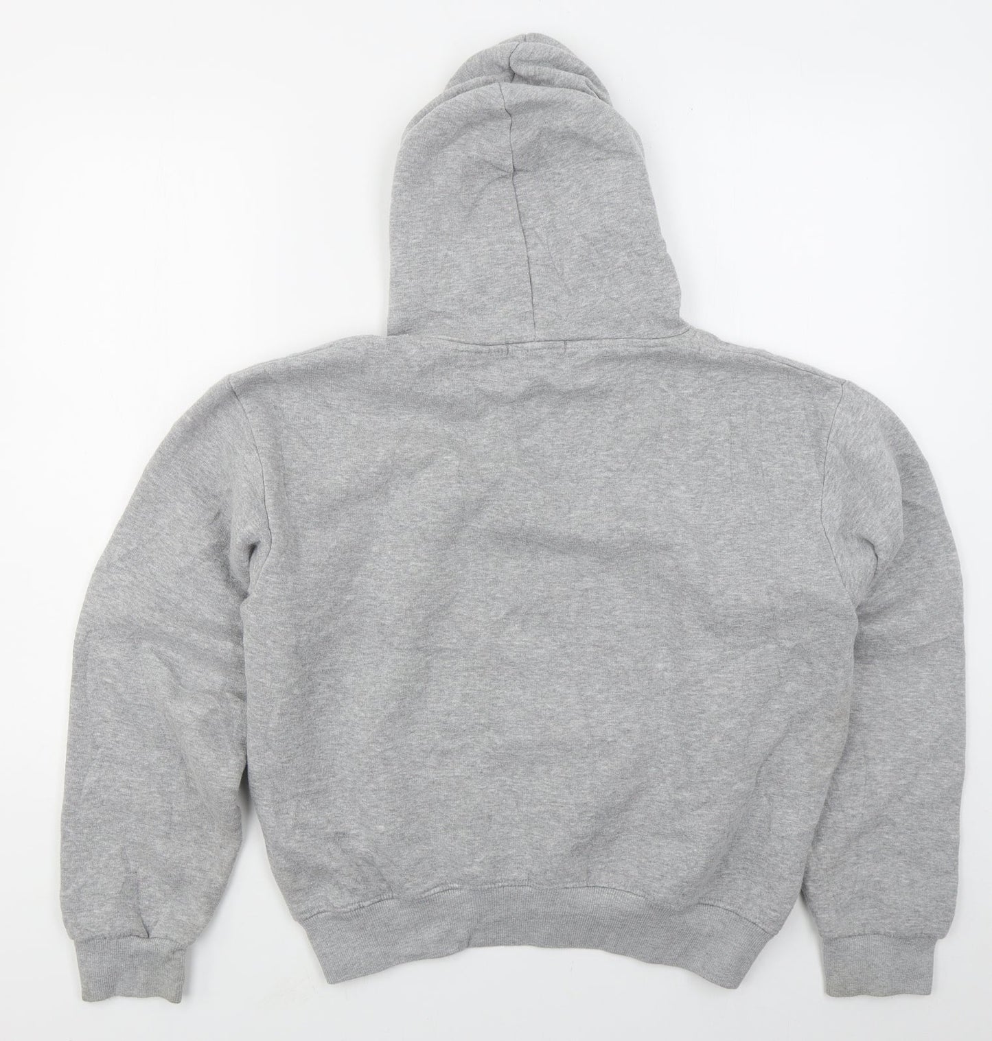Boohoo Womens Grey  Cotton Pullover Hoodie Size M  Pullover