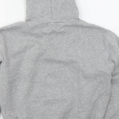 Boohoo Womens Grey  Cotton Pullover Hoodie Size M  Pullover