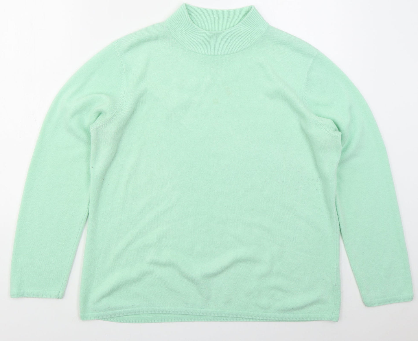 Womens UK Size L Bonmarché Green Pullover Jumper
