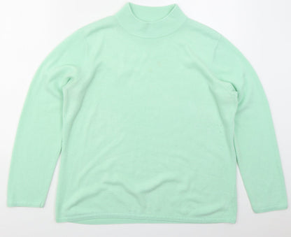Womens UK Size L Bonmarché Green Pullover Jumper