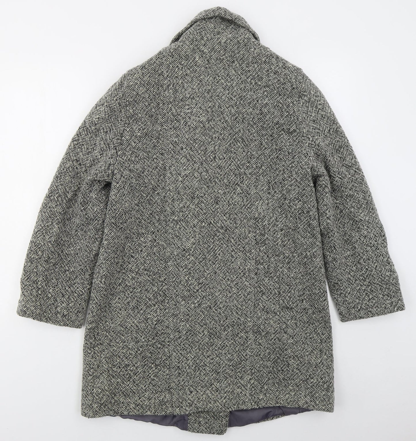 Womens UK Size 10 Kesta London Grey Pea Coat