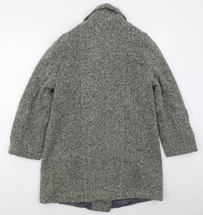 Womens UK Size 10 Kesta London Grey Pea Coat