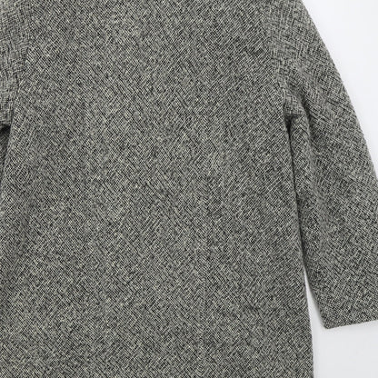 Womens UK Size 10 Kesta London Grey Pea Coat