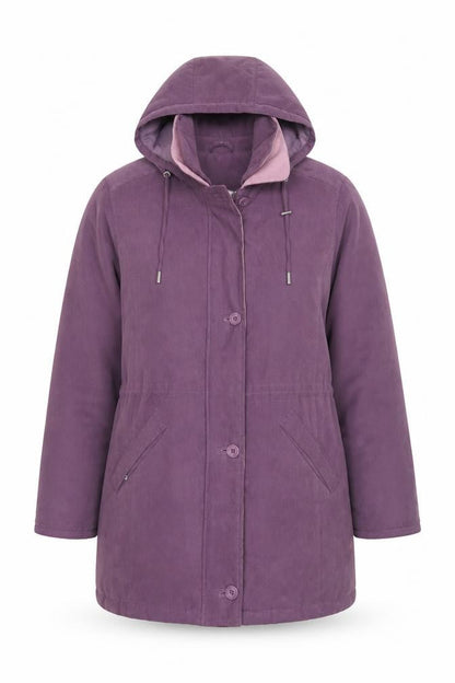 Womens UK Size 14 EWM Purple Overcoat