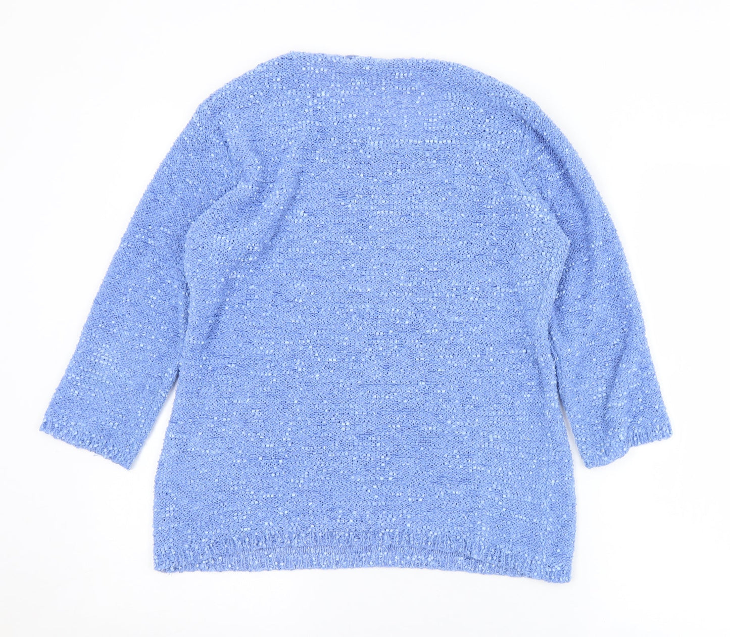 Womens UK Size S BM Blue Pullover Jumper