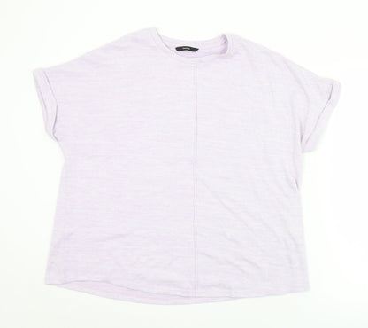 George Womens Purple Crew Neck  Polyester Pullover Jumper Size 12   - 12/14