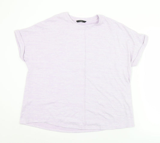 George Womens Purple Crew Neck  Polyester Pullover Jumper Size 12   - 12/14