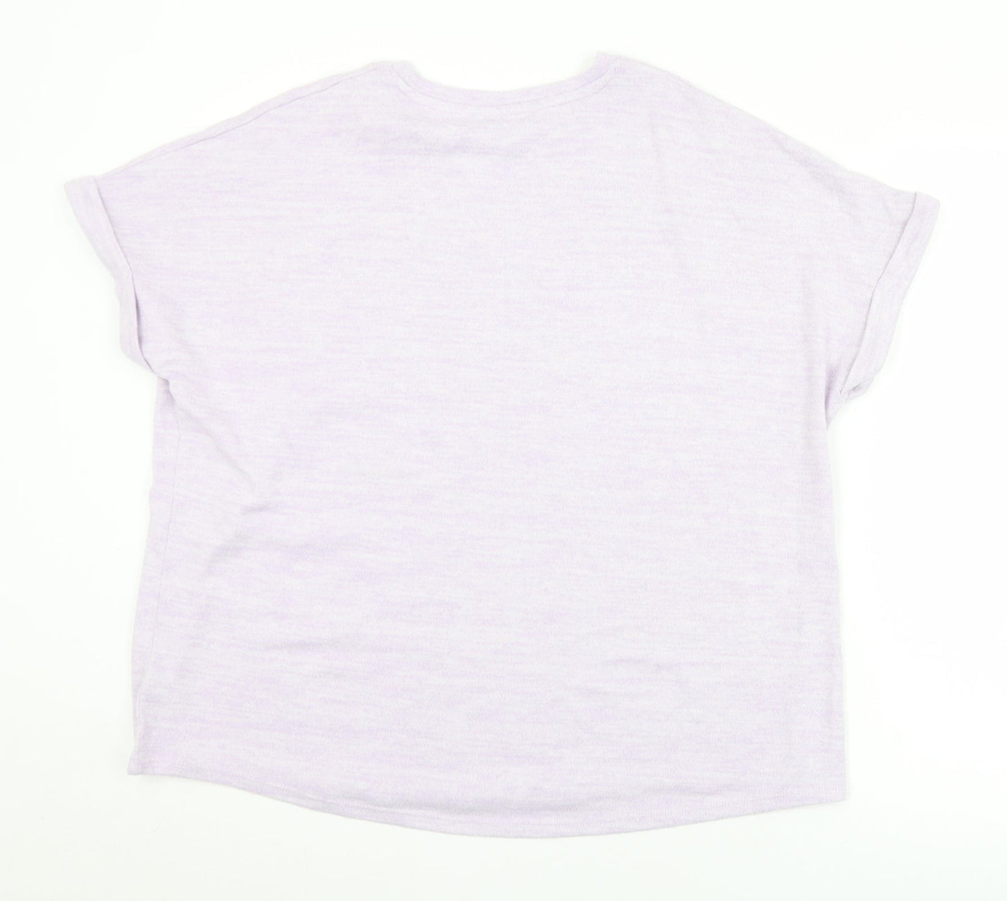 George Womens Purple Crew Neck  Polyester Pullover Jumper Size 12   - 12/14