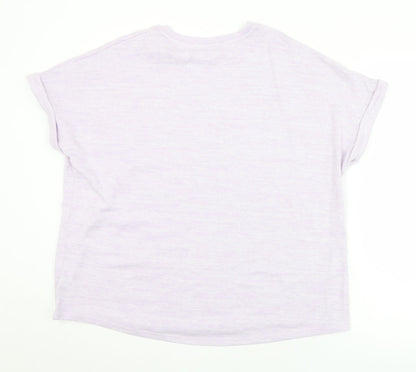 George Womens Purple Crew Neck  Polyester Pullover Jumper Size 12   - 12/14