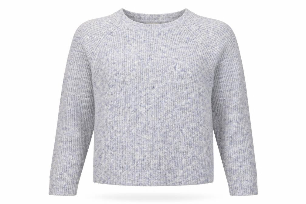 Womens UK Size M Papaya Blue Pullover Jumper