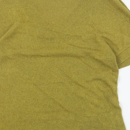Womens UK Size L Preworn Green Basic T-Shirt