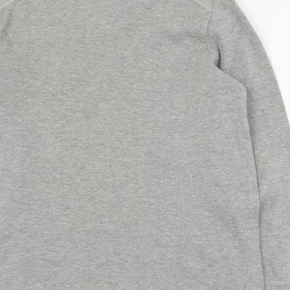 Mens UK Size M Dissident Grey Pullover Sweatshirt
