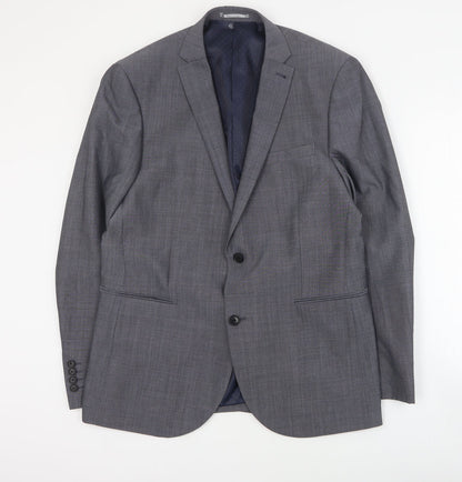 Mens UK Size L NEXT Regular Grey Suit Jacket