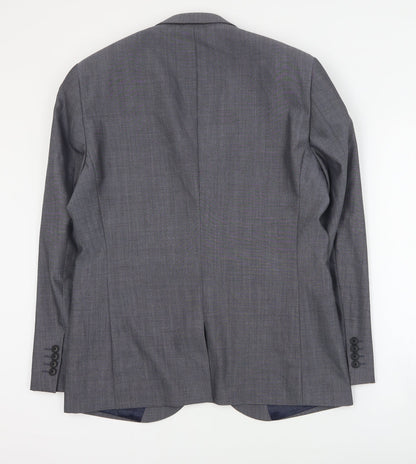 Mens UK Size L NEXT Regular Grey Suit Jacket