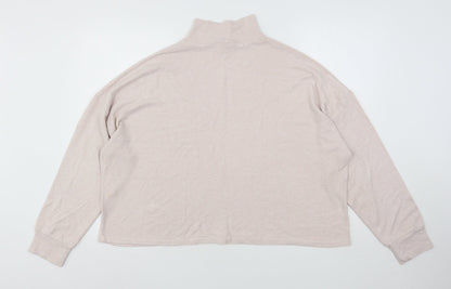 Womens UK Size L New Look Pink Pullover Jumper