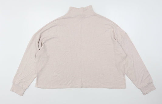 Womens UK Size L New Look Pink Pullover Jumper