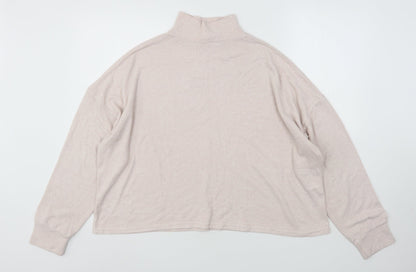 Womens UK Size L New Look Pink Pullover Jumper