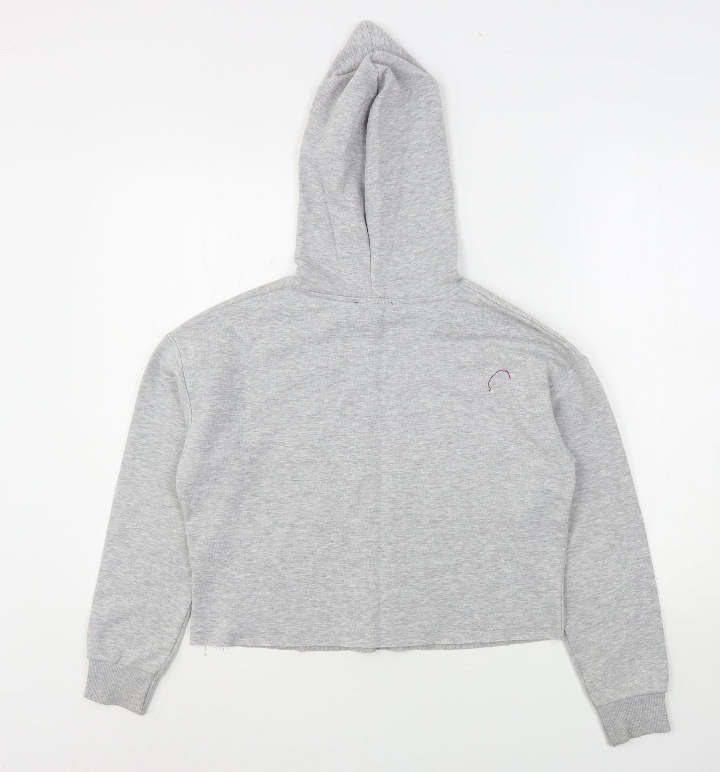 New Look Girls Grey  Polyester Pullover Hoodie Size 12-13 Years   - Friends