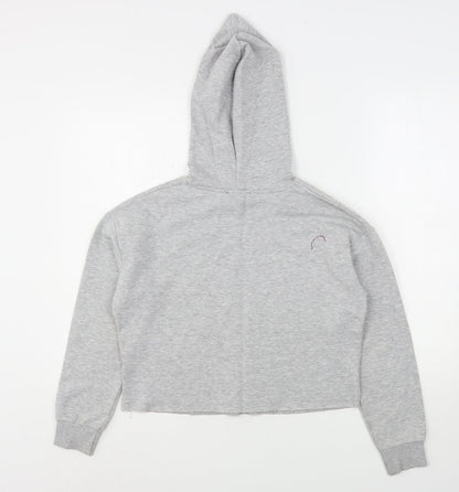 New Look Girls Grey  Polyester Pullover Hoodie Size 12-13 Years   - Friends