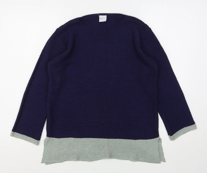 Womens UK Size S Mitzy Blue Pullover Jumper
