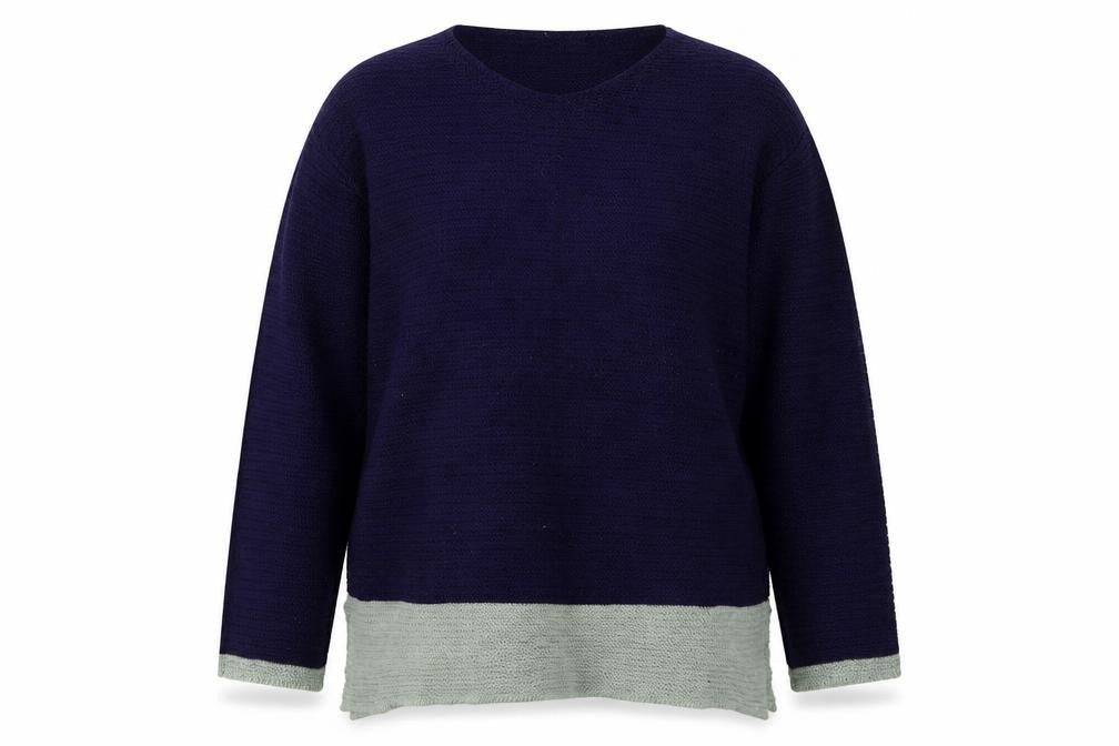 Womens UK Size S Mitzy Blue Pullover Jumper