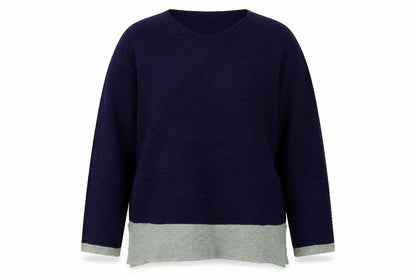 Womens UK Size S Mitzy Blue Pullover Jumper
