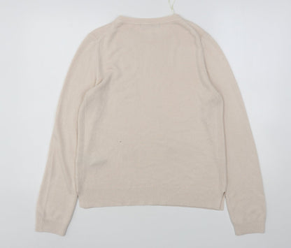 Womens UK Size 12 Marks and Spencer Pink Pullover Jumper
