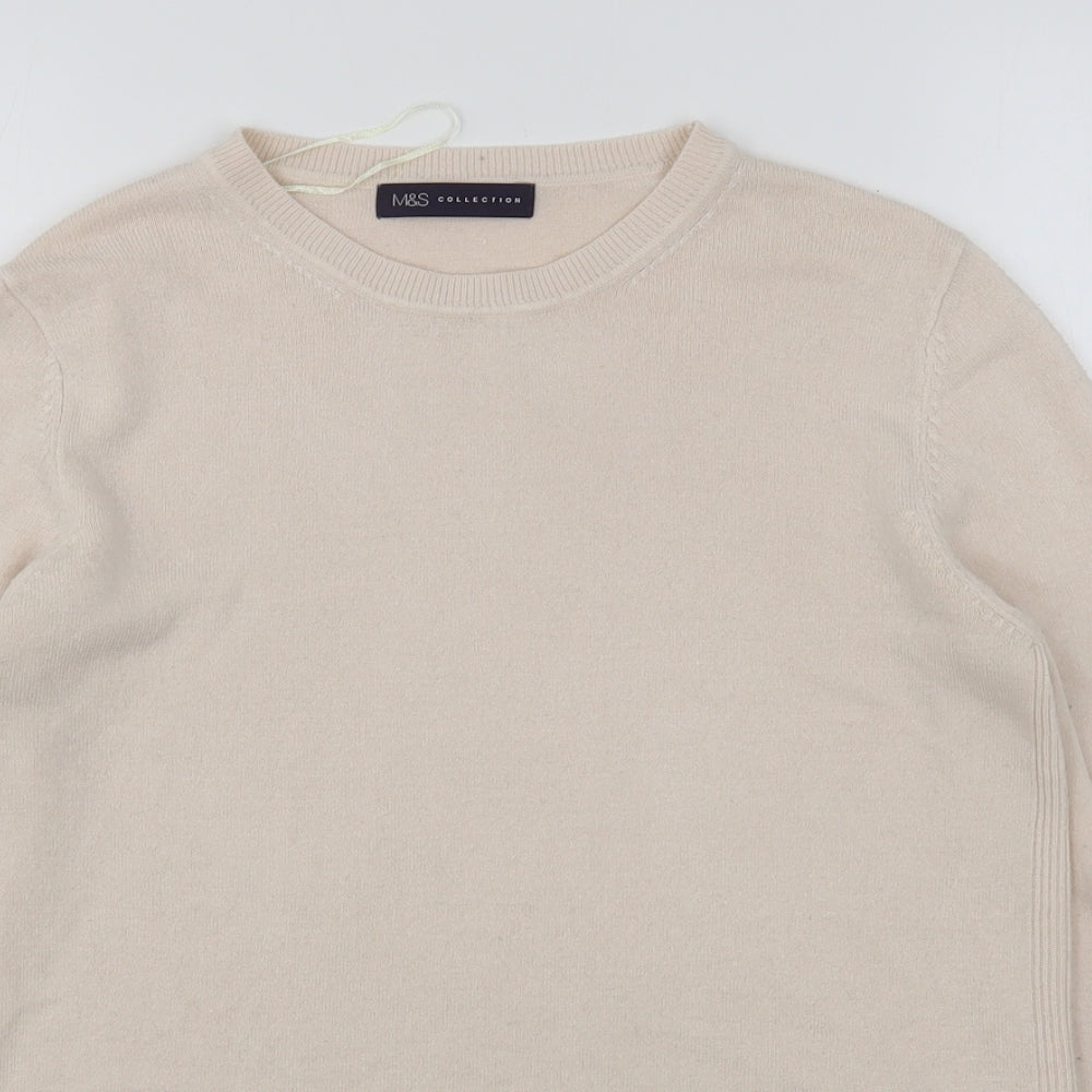 Womens UK Size 12 Marks and Spencer Pink Pullover Jumper