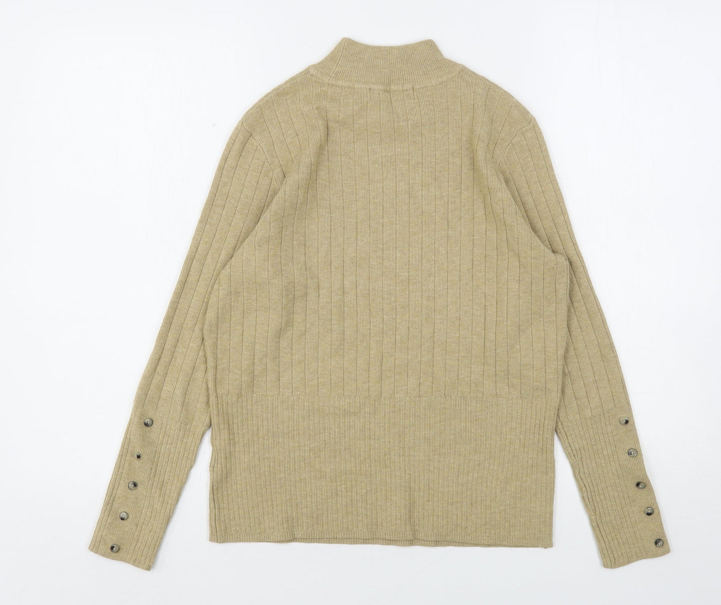 Womens UK Size 14 Marks and Spencer Beige Pullover Jumper