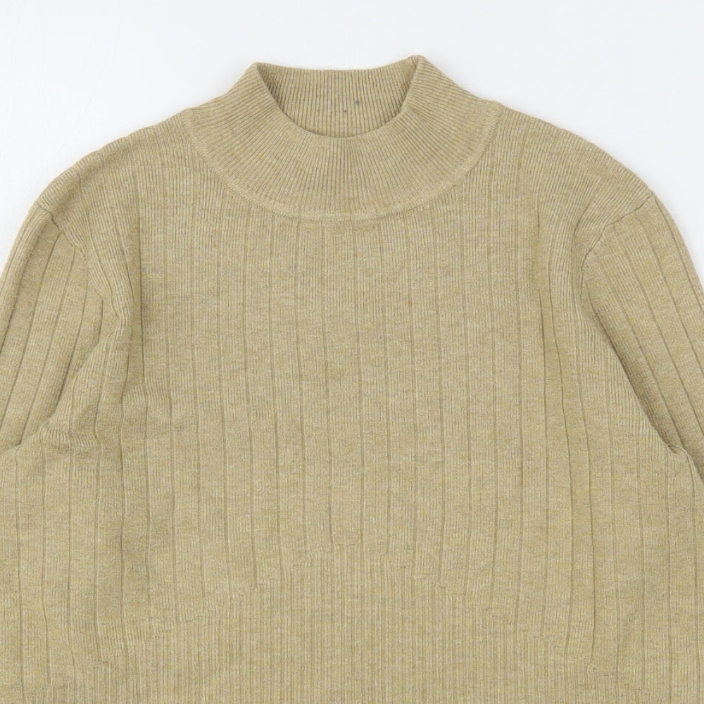 Womens UK Size 14 Marks and Spencer Beige Pullover Jumper