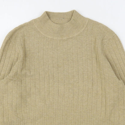Womens UK Size 14 Marks and Spencer Beige Pullover Jumper
