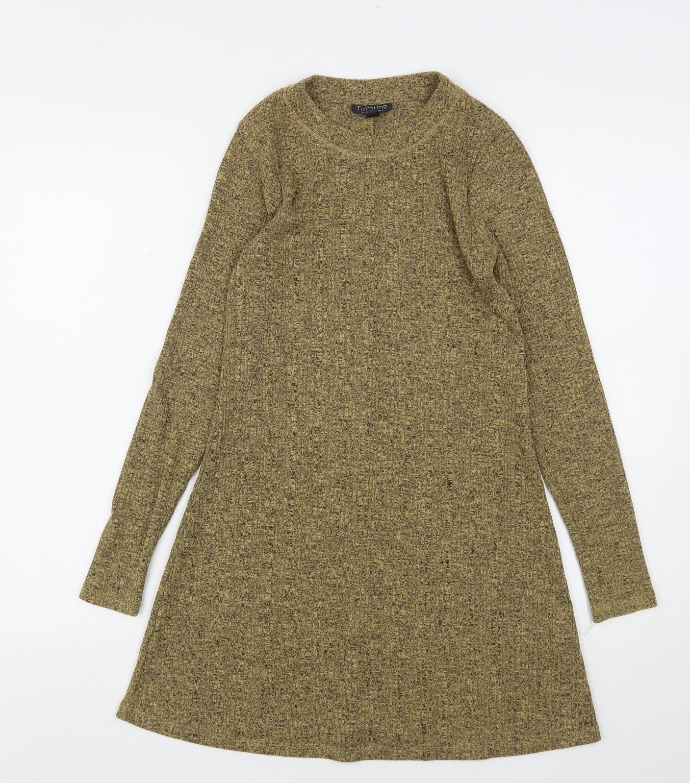 Womens UK Size 6 Topshop Beige Pullover Jumper