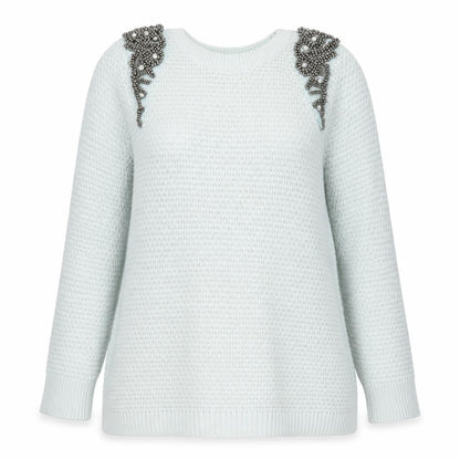 Womens UK Size 6 Topshop Green Pullover Jumper