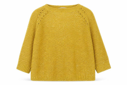 Womens UK Size S Pebble Bay Yellow Pullover Jumper