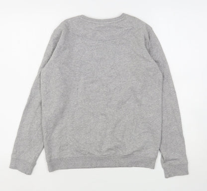 Russell Athletic Boys Grey  Cotton Pullover Sweatshirt Size 12-13 Years