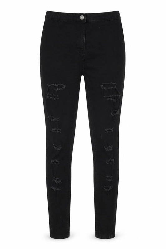 Womens UK Size 12 Parisian Regular Fit Skinny Black Jeans