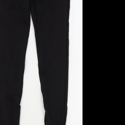 Parisian Womens Black  Cotton Skinny Jeans Size 12 L27 in Regular Button