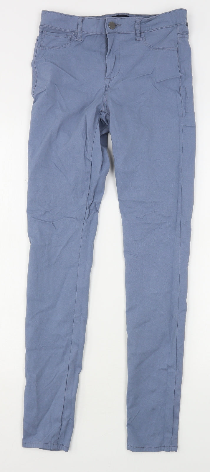 Womens UK Size 28 in Pieces Regular Fit Skinny Blue Jeans