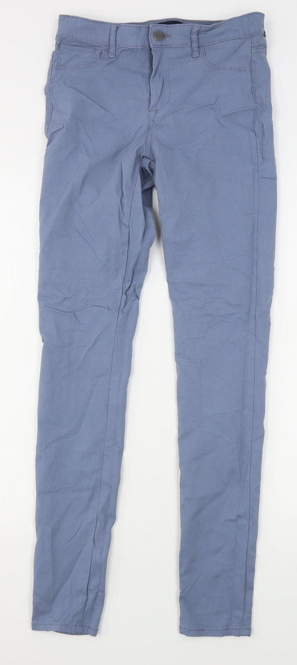Womens UK Size 28 in Pieces Regular Fit Skinny Blue Jeans
