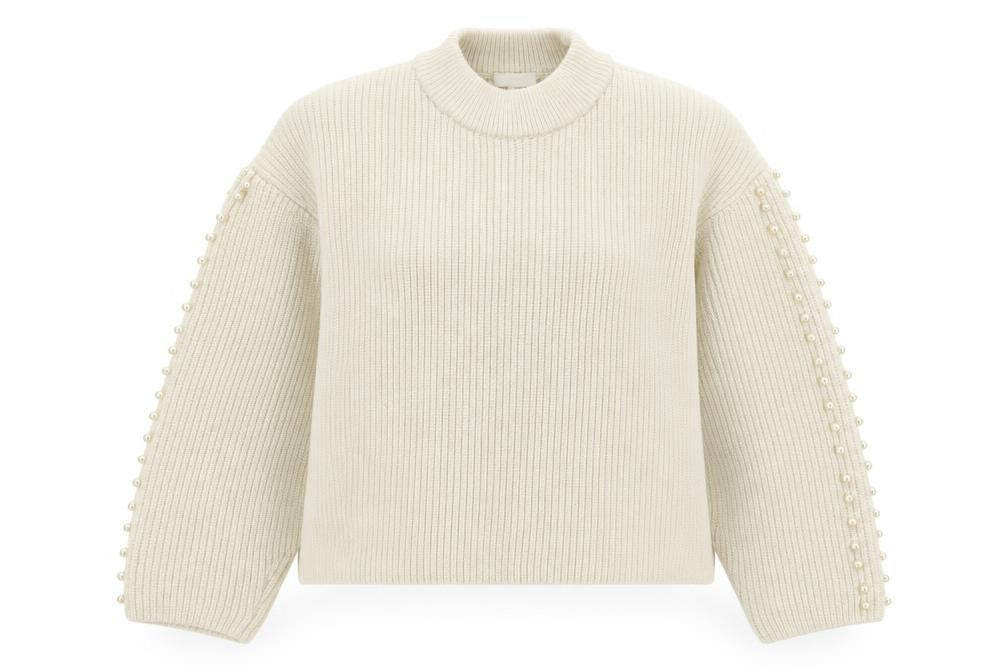 Womens UK Size M H&M Beige Pullover Jumper