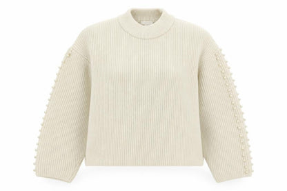 Womens UK Size M H&M Beige Pullover Jumper